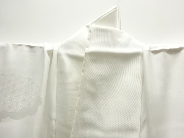  未使用品　雲に古典柄模様織り出し長襦袢